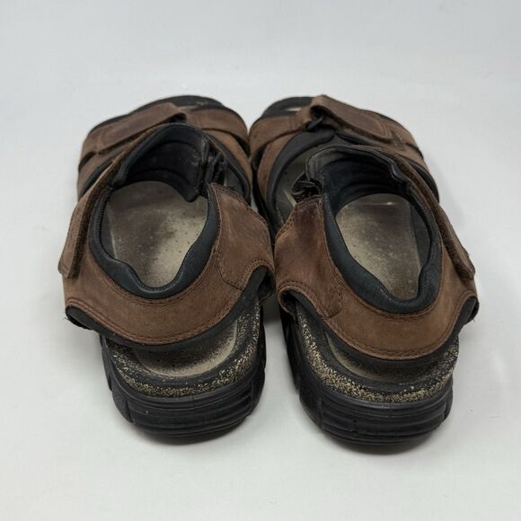 Ecco Cosmo Sandals Mens 12 - 12.5 EU 46 Brown Leather Cork Bed Hiking Outdoor main image 5
